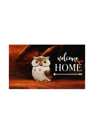 Dijital Baskı Paspas Dış Kapı Önü Balkon Koridor Paspası Kaymaz Taban Siyah Welcome - 930999319 Siyah Welcome