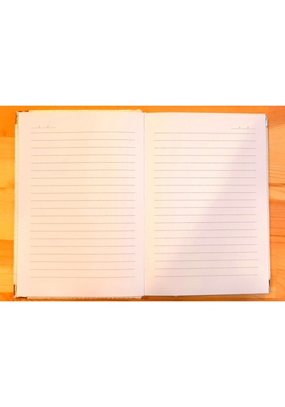 14 X 20 A5 Biyeli Otantik Kadife Kaplı Çizgili Defter N11.2838