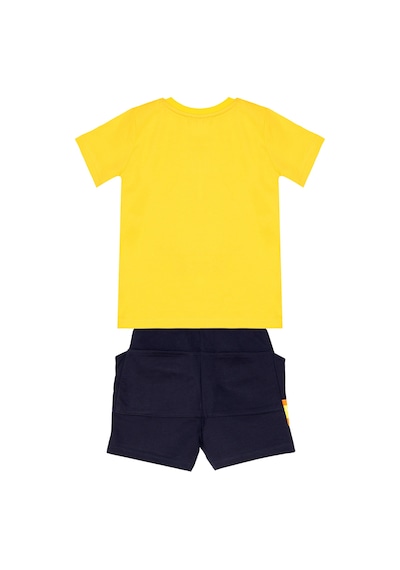 Denokids Lake Monster Erkek Çocuk T-shirt Şort Takım