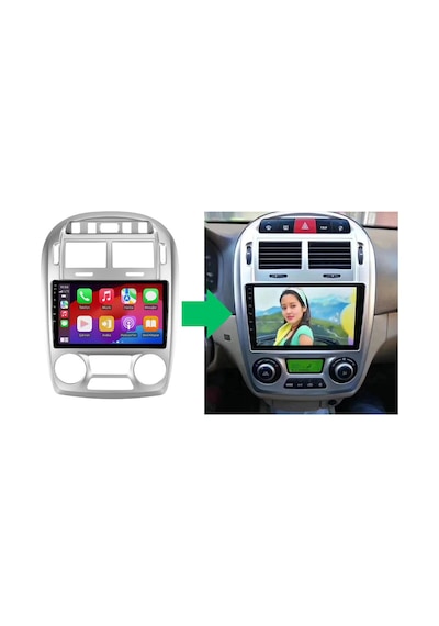 Kia Cerato Hb Android Multimedya Sistemi 4-64 Cadence 2004-2006 +360 Kamera 9"