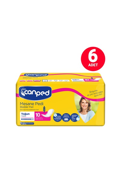 Canped Mesane Pedi Yoğun Büyük Boy L 6 x 10'Lu 60 Adet