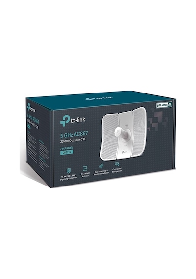 TP-Link CPE710 5GHz AC 867 Mbps 23dBi Dş Mkn CPE*
