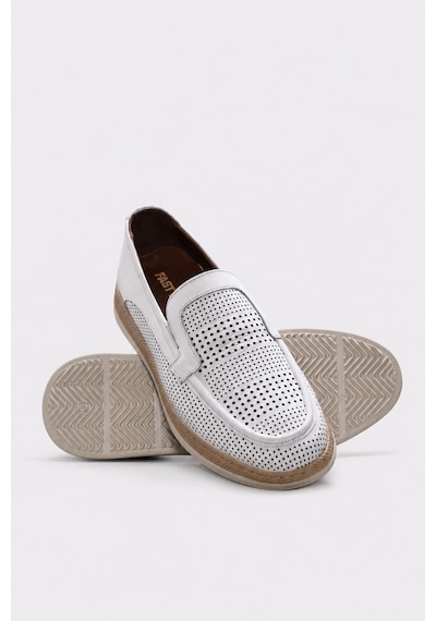 Fast Step Hakiki Deri Erkek Casual Ayakkabı 628ma026-2 Beyaz