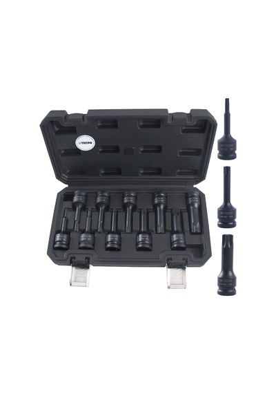 Lokma Set Havalı Uzun Torx 1/2 - 10 Parça T20-t80