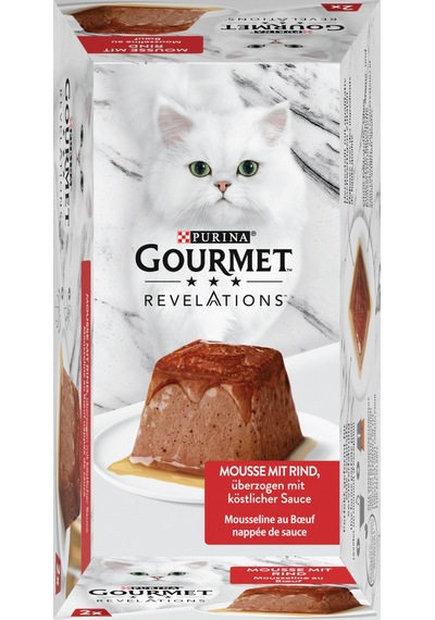 Gourmet Revelations Sığır Etli Kedi Yaş Maması 2x57gr - Kedi Pastası