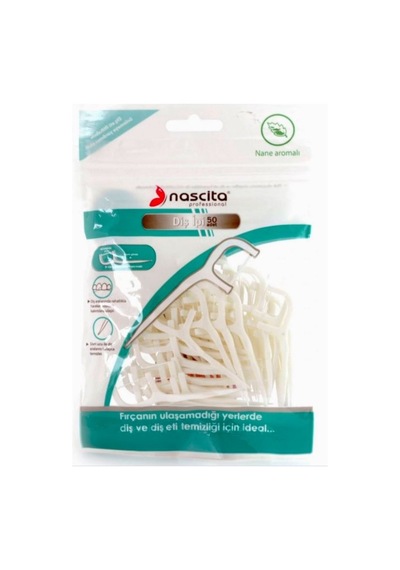 Nascita Kürdanlı Nane Aromalı Diş İpi 50'li x 4 Paket