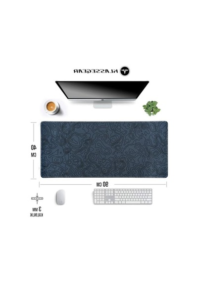 90x40 Cm Dikişli Kenar Gaming Mouse Pad, Farklı Tasarımlar İle Ofis Ve Oyun İçin