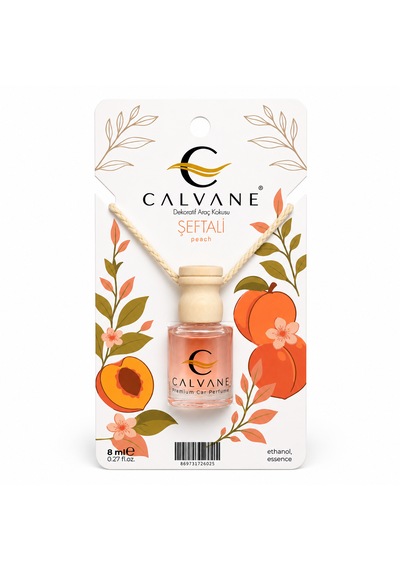 Calvane Premium Oto/araç Ayna Kokusu 8 Ml - Şeftali Şeftali - Peach