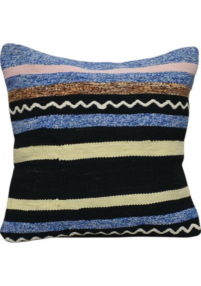 Zehra Abla Halı Yeni El Dokuma Dekoratif Kilim Kırlent Yastık Kılıfı 6078