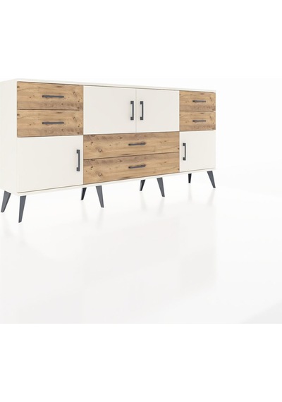 Arges Konsol 3 Raflı 6 Çekmeceli 4 Kapaklı 176x30x83 Aytaşı-aytaşı/çam Aytaşı/çam Arges Konsol 3 Raflı 6 Çekmeceli 4 Kapaklı 176x30x83 Aytaşı-aytaşı/çam Aytaşı/çam