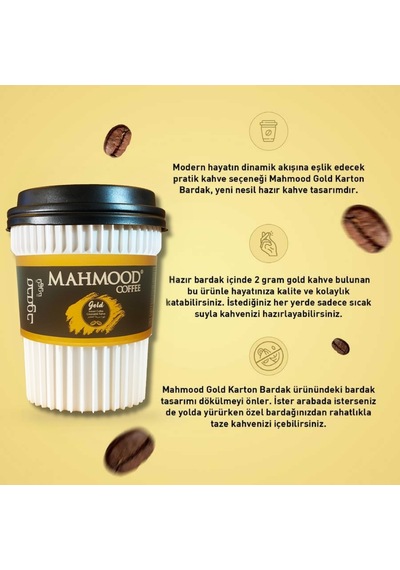 Mahmood Coffee Gold Granül Bardak Kahve 2 G X 6 Adet