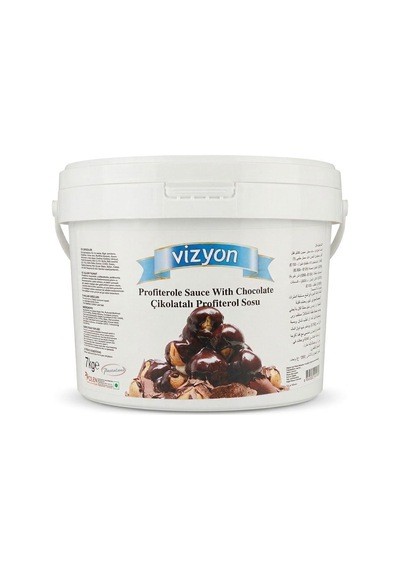 Vizyon Çikolatalı Profiterol Sosu 7 Kg