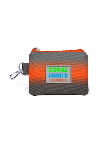 Coral High Siyah Turuncu Gradyan Bozuk Para Çantası - Erkek Çocuk Çok Renkli