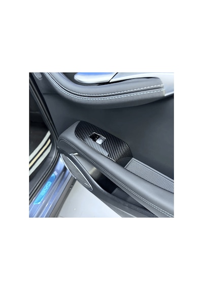 Red Lion Parts Byd Seallion 7 Uyumlu Karbon Fiber Cam Açma Düğme Paneli Kaplama Seti 4 Parça