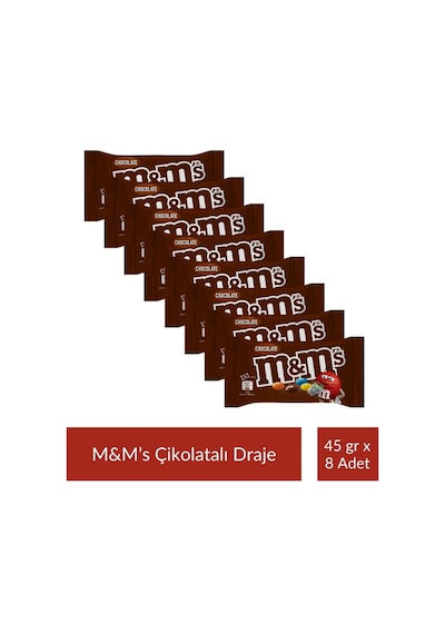 M&m's Çikolatalı Draje 45 Gr X 8 Adet