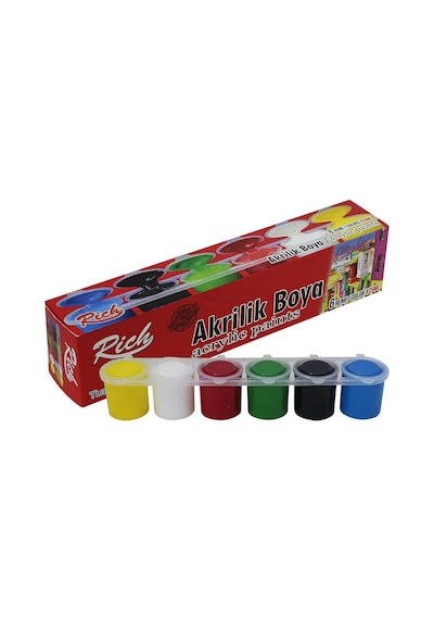 Akrilik Boya Seti 25Ml 6 Renk