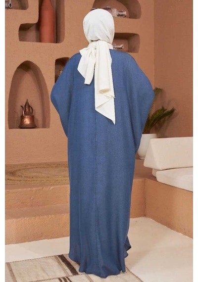 Neways 6571-Tensel Abaya Koyu Mavi