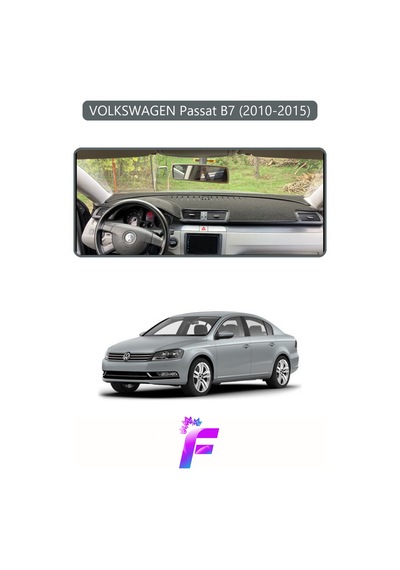 Volkswagen Passat B7 2010-2015 Uyumlu Torpido Örtüsü Yansıma Önleyici Hızlı Montaj K92