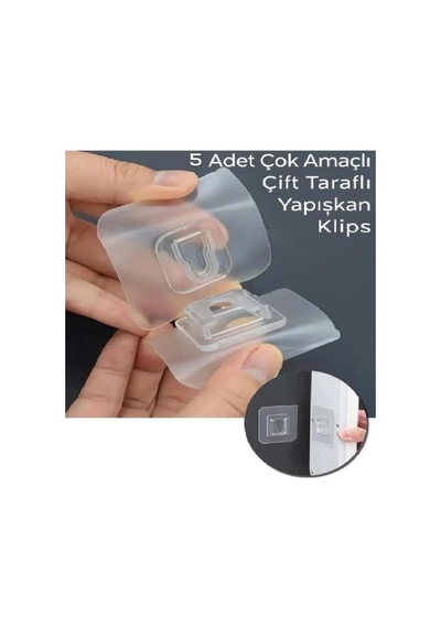 Tarix Geçmeli Klips Eşya Sabitleme Askısı 5 Set Diğer