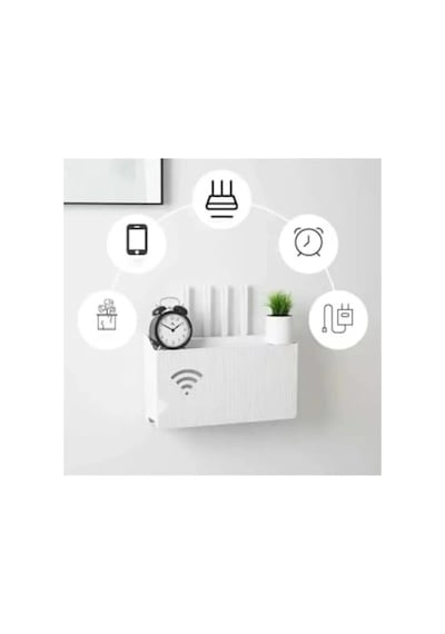Wifi Kutusu, Duvara Asılabilir Sigorta Ve Modem Saklama Kutusu 1