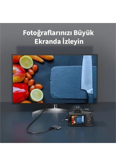 Inca Itpc-06t 0.15metre Type-c - Hdmı Vga D Görüntü Adaptörü Gümüş 100w-155357
