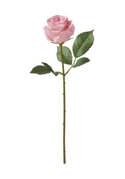 Ikea Smycka Yapay Çiçek, Pembe, 40 Cm, İç/dış Mekan Gül