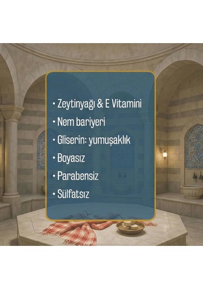 Doğal Zeytinyağlı Duş Jeli - Geleneksel Hamam Kokusu, Nemlendirici Ve Besleyici, Hassas Ciltler İçin İdeal, 750ml 285 ML