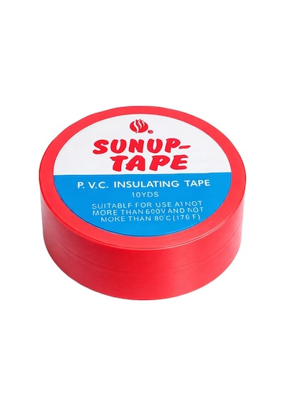 Sunup Sn-27920 Kırmızı 0.13x18mm İzole Pvc Elektrik Yalıtım Bant 5'li Paket