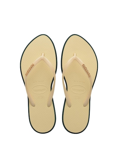 Havaianas Slim Point Pantanal Green Kadın Terlik-4791 Bej