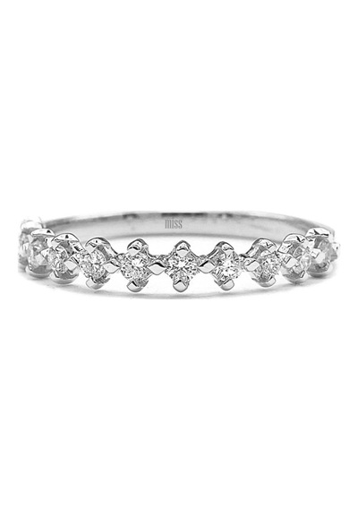 0.28 Karat Pırlanta Yarımtur Yüzük 14 Ayar (522668101)
