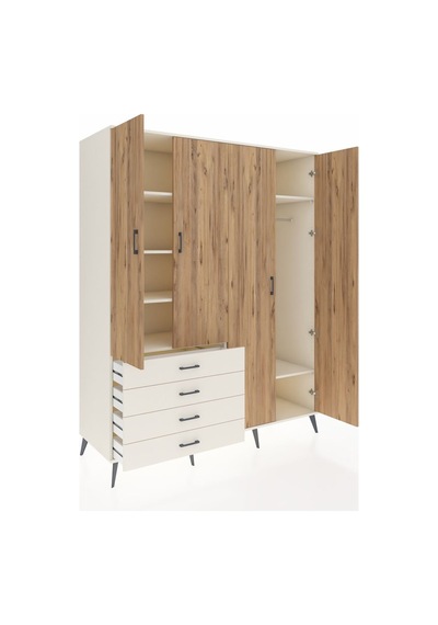 Kronos Gardrop 6 Raflı 4 Çekmeceli Tek Askılı 176x59x221 Aytaşı-çam/aytaşı Çam/aytaşı Kronos Gardrop 6 Raflı 4 Çekmeceli Tek Askılı 176x59x221 Aytaşı-çam/aytaşı Çam/aytaşı