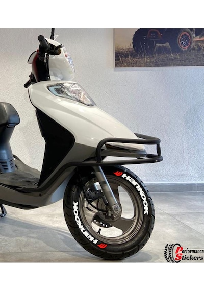 Hankook Motorsiklet Scooter Lastik Yazısı Sticker 8 Adet