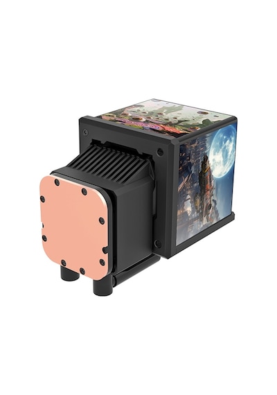 Thermaltake Mınecube 360 Ultra 3,95 İnc Tft Lcd 3x120mm Argb Sivi Sogutma Kiti