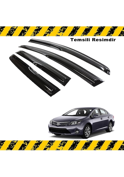 Toyota Uyumlu Avensis Mügen Cam Rüzgarlığı 2009-2015 Arası 4 Lü N11.25766