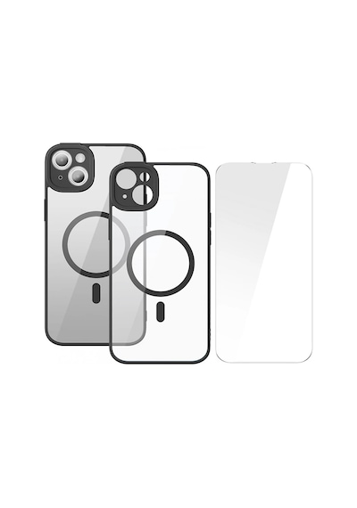 Baseus Frame Series İphone 14 6.1 Kamera Koruyuculu Magsafe Kılıf + Tempered Ekran Koruyucu Set- 5775