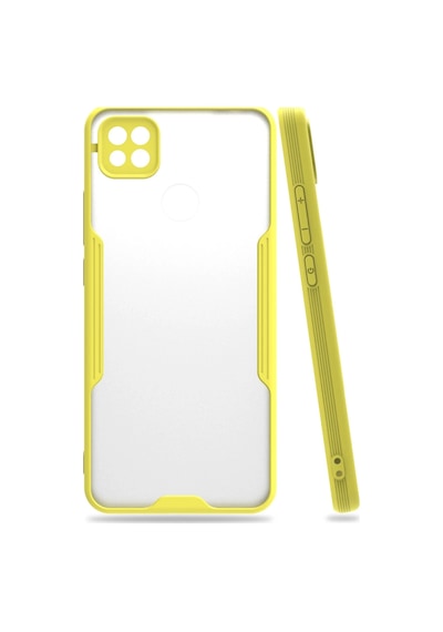 Uryport Xiaomi Redmi 9c Kılıf Platin Silikon - Sarı