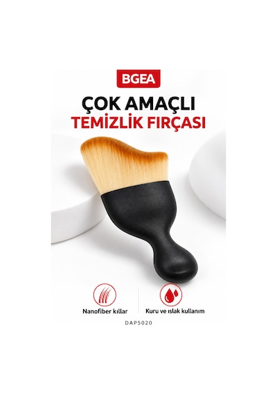 Bgea 5'li Çok Amaçlı Premıum Fırça- Multi Functional Brush