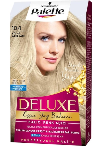 Palette Deluxe Saç Boyası 10.1 Küllü Açık Sarı