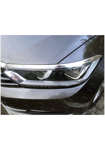 Vw Passat B8 Krom Kaput Üstü Çıta Far Kaşı 3 Prç 2014-2019 Arası