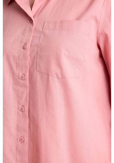 Defacto %100 Pamuk Basic Gömlek W7734az26sppn111 Pembe-pn111