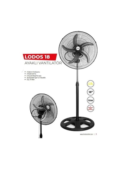 Itımat Sn-2501 Lodos18 Vantılator
