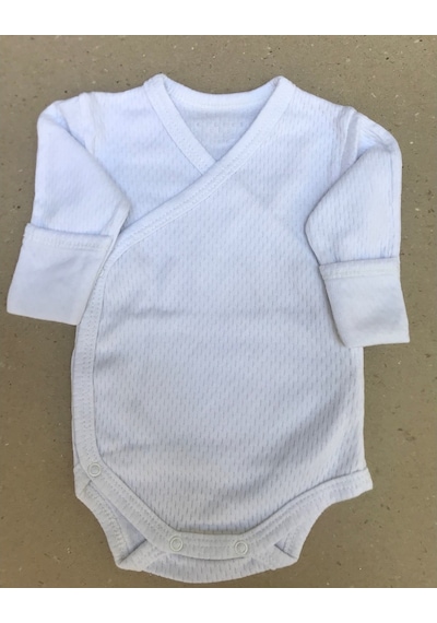Özdemirli Bebe Özdemirlitekstil Bebelino Çıtçıtlı Badi Kruvaze (5 Li Paket) (456375083) Beyaz