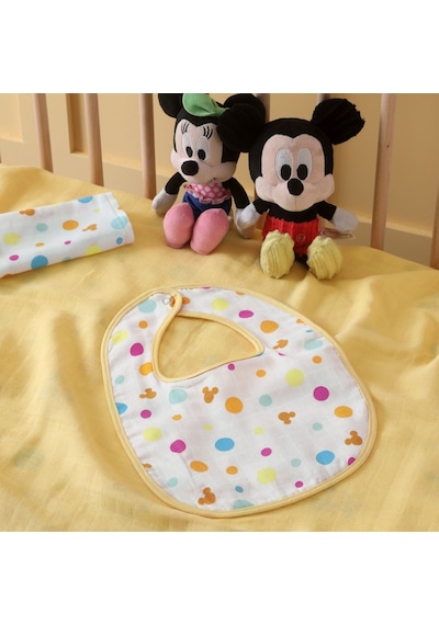 Disney Mickey Pamuk Lisanslı Müslin Önlük Çok Renkli