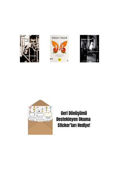 Konuştuğumuz Gibi Uzaklara + Yaz + Music By My Bedside + Okuma Sticker'ları