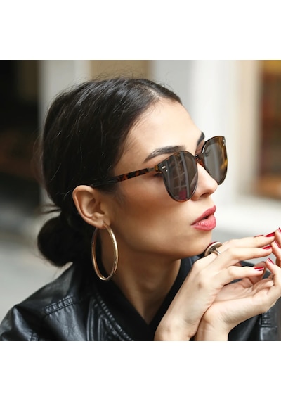 Jacque Leopar Unisex Güneş Gözlüğü