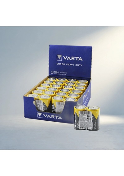 Güçlü Varta D Pil Seti 24 Adet Uzun Süreli Enerji Kaynağı
