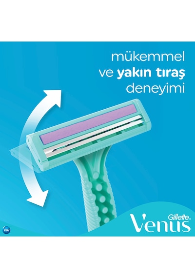 Gillette Simply Venus 2 Kullan At Kadın Tıraş Bıçağı 2 Adet