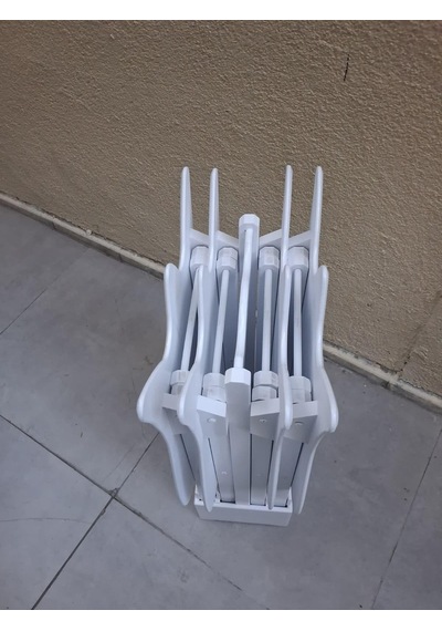 Zigon Çanta 90539 Lale Model Dörtlü Takım Ahşap Mdf Beyaz Renk El Yapım Beyaz