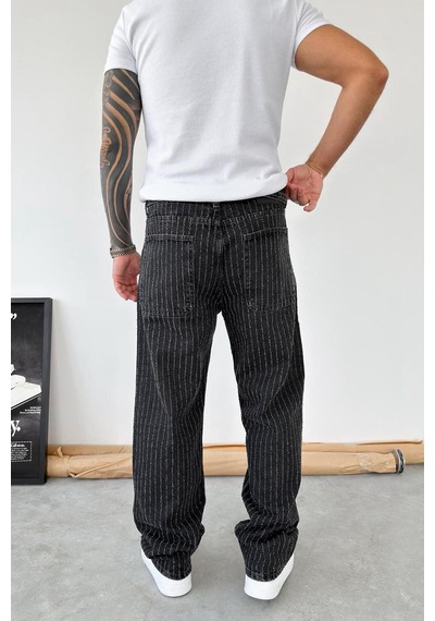 Füme Kemerli Premium Tasarım Baggy Pantolon