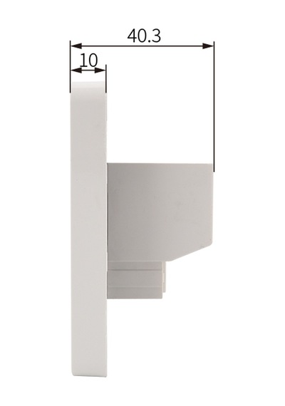 Analog Kablolu Termostat Merallı C430b Beyaz 16a 3.5kw